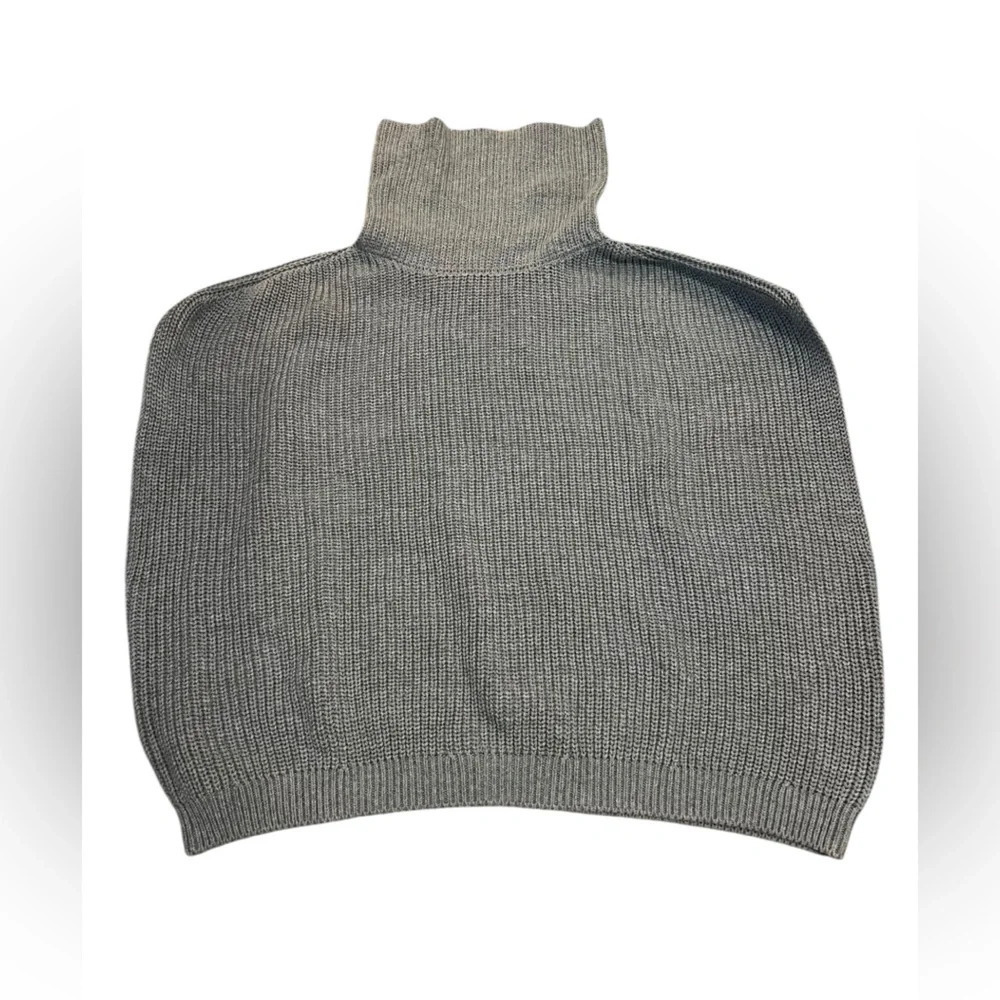 NWT Revolve Stitches and Stripes Sleeveless Gray Turtleneck in size L